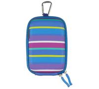 Trendz Etui compact universel pour appareils photos numériques - Bleu et rayures