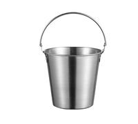 TRENT-693 Seau à Glace Seau à Glace en Acier Inoxydable Home Bar 700 ML for Boissons et fêtes Seau à Champagne(Silver)