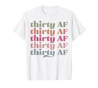 Trente AF Hommes Femmes Adjectifs préférés Mots drôles impertinents T-Shirt