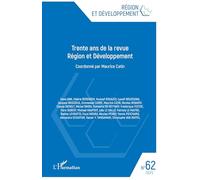 Collectif – Trente ans de la revue Région et Développement – Broché – L'Harmattan