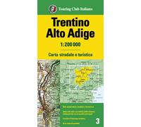 Trentino Alto Adige 1:200.000. Carta Stradale E Turistica