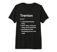Trenton Définition du nom Dictionnaire Amusant T-Shirt Haut de Gamme