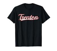 Trenton New Jersey Garden State Vintage Varsity Distressed T-Shirt