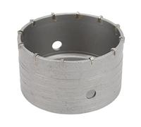 Trépan à Carottes Mur Mince, Carbure de Tungstène, 105mm Argent - Haute Vitesse de Perçage, Résistance et Durabilité pour Béton et Brique