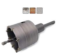 Trépan Béton Ø 68mm - APLUS Couronne Scie Trépan Carotteuse à Sec + Adaptateur SDS Plus 110 mm + Foret de Centrage