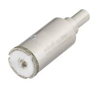 wolfcraft 5924000 - Trépan Diamant "Ceramic" - Diamètre 25 mm - Queue Diamètre 10 mm avec Foret de Centrage