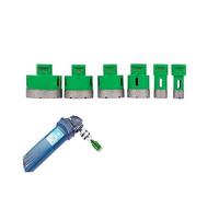 Trépan de perçage diamant, filetage M14, for carreaux de céramique, scie cloche, ensemble de forets avec étui for le perçage sur granit, marbre, porcelaine Bricolage ménager(6 Bits Set2)