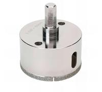 Trépan diamant à eau D.67 x 35 mm sur tige - Céramique/Grès/Granit - 11101414 - Sidamo