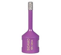 Sidamo Trépan diamant à sec D6 – Perçage céramique, marbre, grès, matériaux composites