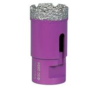 Trépan diamant à sec pour meuleuse M14 - D. 30 mm LU 35 mm - Céramique/Grès/Granit
