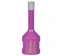 Trépan diamant à sec pour meuleuse M14 - D. 8 mm LU 35 mm - Céramique/Grès/Granit