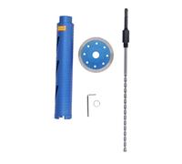 Trépan diamant avec filetage universel 5/8-11 pour alésage sec et humide - Outil à grains abrasifs en acier allié et diamant pour béton, marbre, brique rouge - Compatible avec