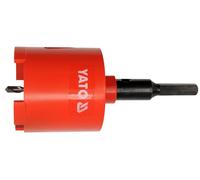 Fraise diamantée à queue avec queue et foret pilote Yato YT-6046; 82 mm