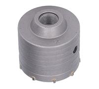 Trépan forgé en carbure de 75 mm et scie cloche à béton avec une dureté élevée pour l'installation de climatiseurs - Ouvre-maçonnerie industriel pour les applications de brique,