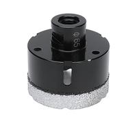 Trépans diamantés brasés sous vide, foret diamant M14, ouvre-scie cloche de 65 mm pour carreaux de céramique en marbre granit, vitesse de perçage rapide avec conception de coupe à