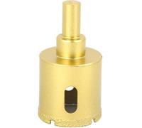 Trépans diamantés de 35 mm de grande taille, scies cloches diamantées résistantes à l'or, pour béton de verre, marbre, granit