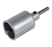 Scie cloche à concrétion de carbure de tungstène avec queue et foret Wolfcraft 3894000 43 mm 1 pc(s)