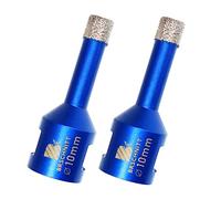 trepans pour carrelage 10mm - BRSCHNITT trepan diamant m14 pour Perçage à sec en Porcelaine Carrelage Granit Marbre(2 pièces)