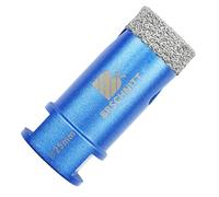 Trepans Pour Carrelage 25mm - BRSCHNITT Trepan Diamant m14 pour Perçage à sec en Porcelaine Carrelage Granit Marbre