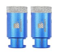 trepans pour carrelage 35mm - BRSCHNITT trepan diamant m14 pour Perçage à sec en Porcelaine Carrelage Granit Marbre(2 pièces)