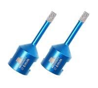 trepans pour carrelage 6mm - BRSCHNITT trepan diamant m14 pour Perçage à sec en Porcelaine Carrelage Granit Marbre(2 pièces)