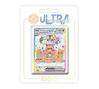 Trépassable ex 221/191 Full Art Téracristal Secrète - Ultraboost X Écarlate et Violet 8 Étincelles Déferlantes - Coffret de 10 Cartes Pokémon Françaises