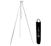 Trépie de Cuisson extérieure Portable avec chaîne Suspendue réglable Hanging Pot Grill Stand Chercheur Accessoire
