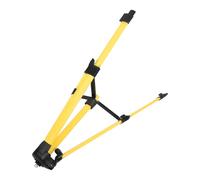 Trépied à Niveau à Bulle en Acier et Nylon 1,2m Réglable | Support Stable, Réglage Facile, avec Fiole de Niveau, pour Chantier et Relevés