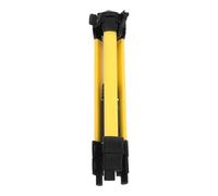 Trépied à Niveau à Bulle Réglable en Acier Nylon 1,2m Jaune | Support Robuste 50kg, Tiges D’extension et Vial Intégré, pour Nivellement, Rénovation Maison, Chantier