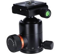 Trépied à rotule pour trépied C6i,tête de trépied Professionnelle à 360 ° avec Friction,capacité de Charge de 12 kg et 3 Niveaux à Bulle avec Plateau Rapide Acra Swiss 22769 Noir