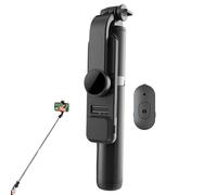 Trépied à selfie, 2,4 GHz-2,4835 GHz stable et éclairé, trépied de voyage avec 6 vitesses de gradation et télécommande, DC5 V/100 mA Support trépied pour téléphone pour streaming en direct
