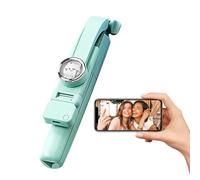 Trépied à selfie portable avec trépied extensible | Trépied de voyage portable avec télécommande, motif chats de dessins animés pour transmission d'objectif de selfie