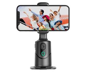 Trépied avec détection automatique du visage - Robot de prise de vue intelligent, contrôle intelligent des gestes, support pivotant de table, orientation horizontale verticale, obturateur à distance |