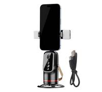 Trépied avec Tracker Visage | Montage Rotation 360 Degrés - Support Portable pour Téléphone Caméra | pour Live Streaming Selfie Enregistrement Vidéo Appels Photographie