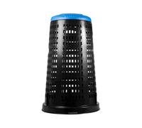 Trépied Bidon Noir Couvercle Bleu C 24704 Stefanplast