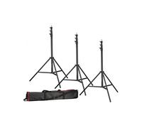 Bresser Trépied BR-TP280 Pro 280 cm Lot de 3 avec sac de transport