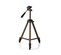 Trépied NEDIS TPOD2100BZ - Fonction Panoramique et Inclinaison - Max. 2 kg - 130 cm - Noir/Argent