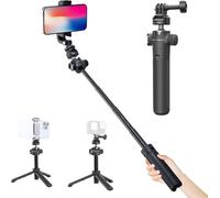 Trépied CapLock pour OSMO Action 5 Pro/4/3/Pocket 3/2, pour Gopro Hero 13/12/11/10/9, pour Insta360 Ace Pro 2/One RS/R/X3, XiaoYi/Feiyu Action Cameras avec Adaptateur de Filetage 1/4""-20