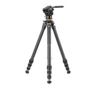 Trépied carbone veo5 pv-14, rotule fluide. Ultra-léger. Charge 8 kg.