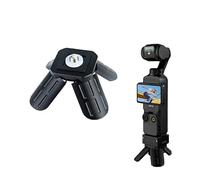 Trépied compact et base de charge compatible avec DJI Osmo Pocket 3 - Support en alliage d'aluminium avec pieds à déploiement automatique et port de type C pour une utilisation stable sur bureau