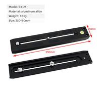 Trépied d'appareil photo Yajia 38mm/Manfrotto 50mm,plaque de dégagement rapide,objectif téléobjectif,support de support pour adaptateur de rail coulissant long - Type B250-50