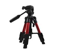 Trépied de bureau compact pour projecteur - Trépied portable pour selfie - Facile à transporter et à transporter - Convient pour le bureau ou le home cinéma (couleur : rouge)