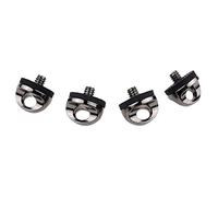 Trépied de caméra à Installation Rapide avec vis pour Attacher des Sangles de Cou ou des Poignets - 4 Paquets - Connexion Rapide et sécurisé - Métal Durable - Convient aux trépieds Standards