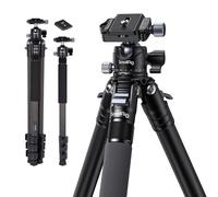 Trepied de camera compacte legere avec un trepiet compact leger AP-10 AP-10 avec une plaque de liberation rapide monopode detachable monopode 360