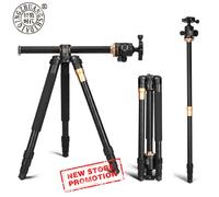 Trépied de caméra professionnel Q999H, système Horizontal Compact Portable, 61 pouces pour appareils Leica Nikon Sony SLR DSLR