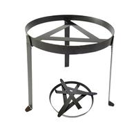 Trépied de camping portable, trépied de camping pour cuisiner - Support de cuisson pour feu de camp - Trépied de camping portable en acier inoxydable - Accessoire de camping multifonction pour