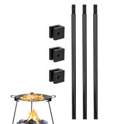 Trépied de camping pour cuisine - Trépied de fosse de feu en aluminium, support de gril portable | Réépible léger avec pieds réglables, trépied de cuisson polyvalent pour grilles de feu de , cuc