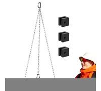 Trépied de Camping pour Cuisine - trépied Grill Portable, Support réglable en Hauteur | trépied de Camping Amovible pour Pot, Crochet de Lanterne, de Cuisson, Cuisson de feu de Camp à l'aper