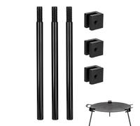 Trépied de cuisine pour feu de camp - Trépied de camping pour cuisine, trépied de brasero d'extérieur | Support triangulaire pour crochet de rack de batterie de cuisine en alliage d'aluminium pour