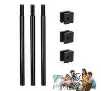 - Trépied de cuisson - Brasero d'extérieur, support de barbecue, tige de suspension légère en aluminium, design portable amovible, hauteur de chaîne réglable, support de réchaud de camping, four